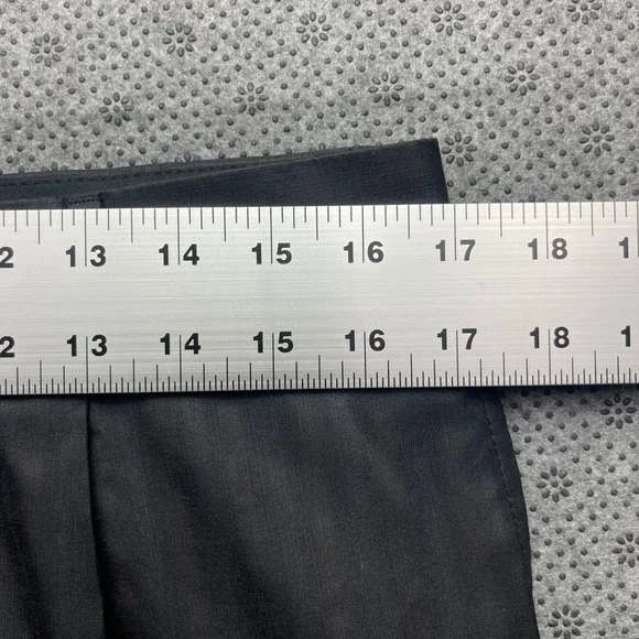 Hugo Boss Rossellini Cinemaus Mens Gray Striped Silk Wool Dress Pant 42L 34x33 - Picture 3 of 11